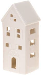 Ozdobny domek ceramiczny LED, 16 cm 1
