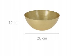 Misa dekoracyjna, szklana, Ø 28 cm 6