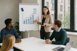 Flipchart Mozos Tablica magnetyczna 70x100 cm (TM71-WH) 2