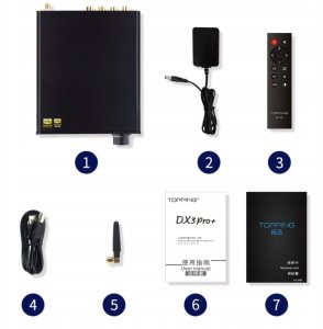 Przetwornik DAC Topping DX3 Pro+ Kolor: Czarny 4