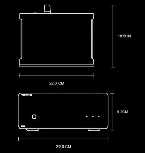 Końcówka mocy mono Topping B200 Kolor: Czarny 10