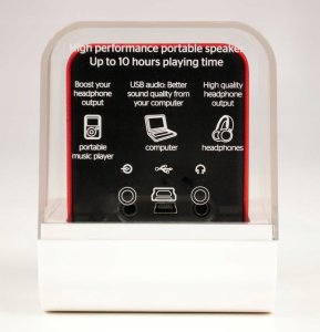 Nuforce Cube mini głośnik z DAC/Amp Kolor: Srebrny 2