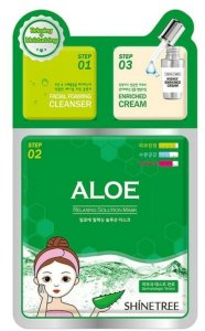Nawilżający Maseczka do Twarzy Shinetree Aloe Vera (28 ml) 1