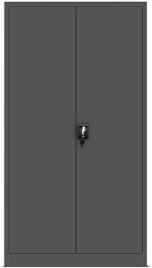 Abschließbarer Aktenschrank für Büro JAN, 900 x 1850 x 400 mm, anthrazit 6