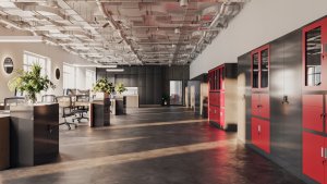 Abschließbarer Aktenschrank für Büro JAN, 900 x 1850 x 400 mm, anthrazit 8