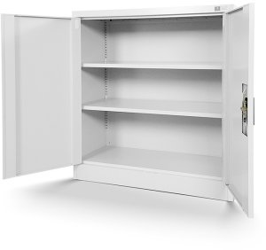 Niedriger Schrank BEATA, 900 x 930 x 400 mm, weiß 2