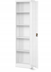 Diablo Biurowa szafa metalowa na akta ALEX, 450 x 1850 x 400 mm, szara 4