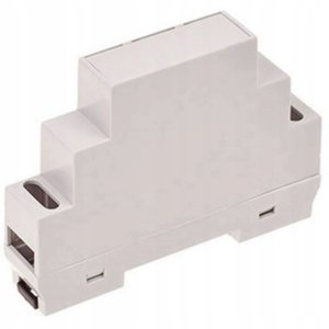 TRU COMPONENTS 4U65020907310 DIN-skinnekabinet 17 x 90 x 65 ABS Grå 1 stk 1