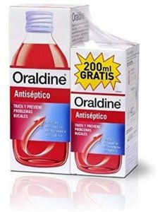 Płyn do Płukania Ust Oraldine Antyseptyczny (400 ml + 200 ml) 1