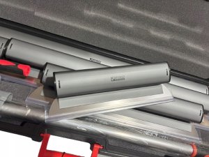 ZESTAW ALUM. SZPACHLI Z WYMIENNYM OSTRZEM 25,40,60,80.100 CM 2