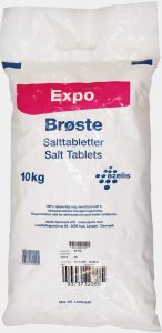 Salttabletter t/opvaskemaskiner 10kg Hvid 1
