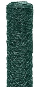 SIATKA HEKSAGONALNA W PCV DRUT 0.9MM 50CM*10MB OCZKO 25MM 1