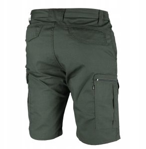 Szorty robocze ripstop+spandex ozm.XXL,220g/m2,ciemnozielone 3