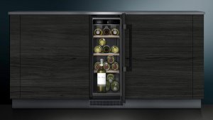 Chłodziarka do wina Siemens iQ500 KU20WVHF0, Compressor wine cooler, Built-in, 21 bottle(s), 70 W, F, Black 2