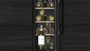 Chłodziarka do wina Siemens iQ500 KU20WVHF0, Compressor wine cooler, Built-in, 21 bottle(s), 70 W, F, Black 3