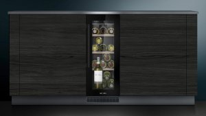 Chłodziarka do wina Siemens iQ500 KU20WVHF0, Compressor wine cooler, Built-in, 21 bottle(s), 70 W, F, Black 5