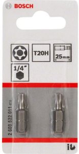 Bosch T20H Torx Sicherheits-Bit 2