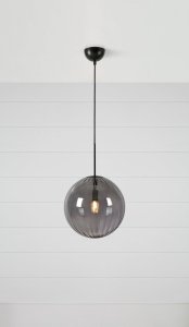 Marksjold Fengari 108762 lampa wisząca zwis 1x40W E14 czarna/dymiona 3