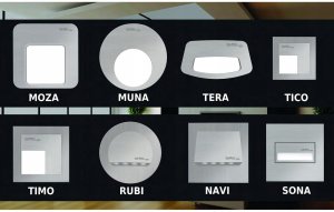 Oprawa schodowa Zamel Cet Navi 11-221-11 oczko lampa wpuszczana downlight 1.1W LED srebrne. 5