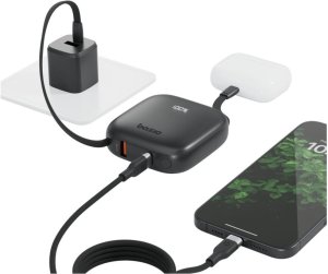 PowerBank 4w1 Bazic Fusion 10000mAh      PD20W USB-C/Lightning czarny 3