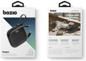 PowerBank 4w1 Bazic Fusion 10000mAh      PD20W USB-C/Lightning czarny 7