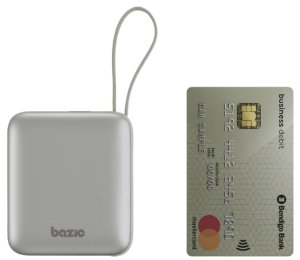 PowerBank 3w1 Bazic Fusion Mini 10000mAh kabel USB-C/Lightning szary 11