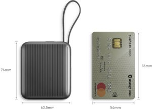 PowerBank Energea Integra Mini 35        10000mAh kabel USB-C PD35W szary 3