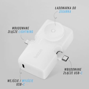 PowerBank 3w1 Bazic Koda 5000mAh PD20W   USB-C/Lightning czarny 11