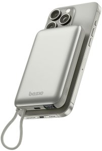 PowerBank Bazic Fusion Mag 10000mAh      MagSafe kabel USB-C szary 2