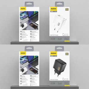 Ładowarka sieciowa Czarna Dudao A28 GaN 45W USB-C | Szybkie ładowanie 4