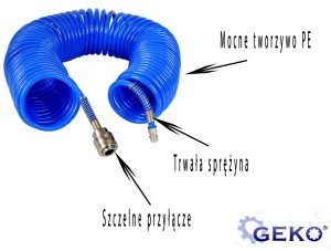 Wąż pneumatyczny PE 5x8mm 10m GEKO (25) 5