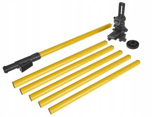 Kolumna rozporowa teleskopowa do lasera 420cm + adapter do skosów (8) 3