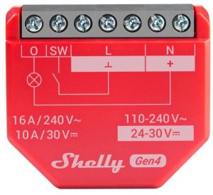 Shelly Relais "1PM Gen4 2er Pack" max 16A 1 Kanal Messfunktion WLAN Matter Zigbee Bluetooth 2