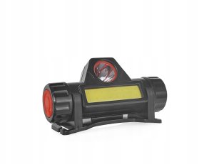 Latarka czołowa z obrotową główką LED COB 3W + XPE 800mAh IP20 (240) 4