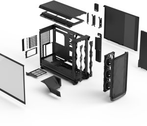 Obudowa Fractal Design Meshify 3 XL Ambience Pro ARGB Light Tint czarna (FD-C-MES3X-03) 14