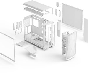 Obudowa Fractal Design Meshify 3 XL Ambience Pro ARGB Light Tint biała (FD-C-MES3X-05) 13