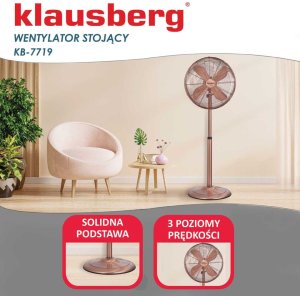 WENTYLATOR WIATRAK PODŁOGOWY KLAUSBERG KB-7719 7