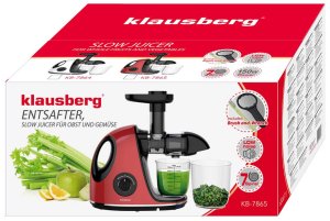 SOKOWIRÓWKA WYCISKARKA WOLNOOBROTOWA KLAUSBERG KB-7865 12