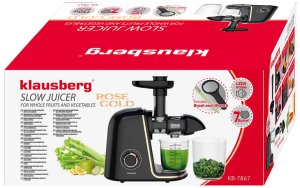 SOKOWIRÓWKA WYCISKARKA WOLNOOBROTOWA KLAUSBERG KB-7867 14