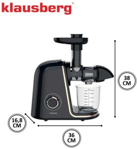 SOKOWIRÓWKA WYCISKARKA WOLNOOBROTOWA KLAUSBERG KB-7867 7