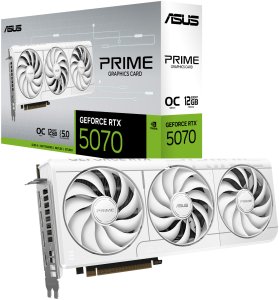 Karta graficzna Asus Prime GeForce RTX 5070 OC White 12GB GDDR7 DLSS4 (PRIME-RTX5070-O12G-WHITE) 1