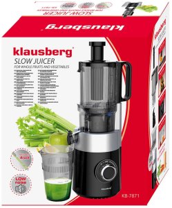 SOKOWIRÓWKA WYCISKARKA WOLNOOBROTOWA PIONOWA KLAUSBERG KB-7871 18