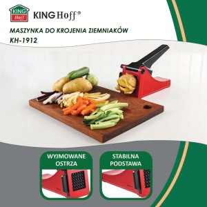 MASZYNKA DO KROJENIA FRYTEK WARZYW KINGHOFF KH-1912 6