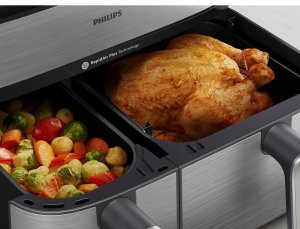 Frytkownica beztłuszczowa Philips Dual Basket NA555/00 5