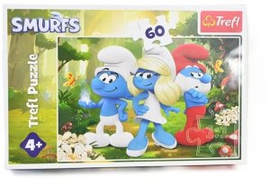 Trefl Puzzle Smerfy - Zaczarowany Las 60 elementów (17401) 1
