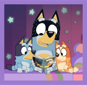 Trefl Puzzle 3w1 Poznaj Bluey - łącznie 106 elementów (34895) 4