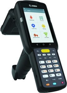 MC3330XR UHF RFID GUN, CIRCULAR ANTENNA, 802.11 A/B/G/N/AC, SE4770 2D IMAGER, 38 KEY, EXT., GMS, 4GB RAM / 32GB ROM, ETSI BANDS 1