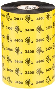 Wax/Resin Ribbon, 102mmx450m, 3400; High Performance, 25mm core, 6/box 1