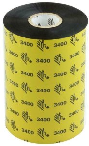 Wax/Resin Ribbon, 220mmx450m, 3400; High Performance, 25mm core, 6/box 1