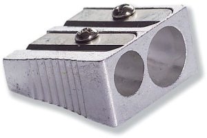 Blyantspidser aluminium bnt dobbelt 3